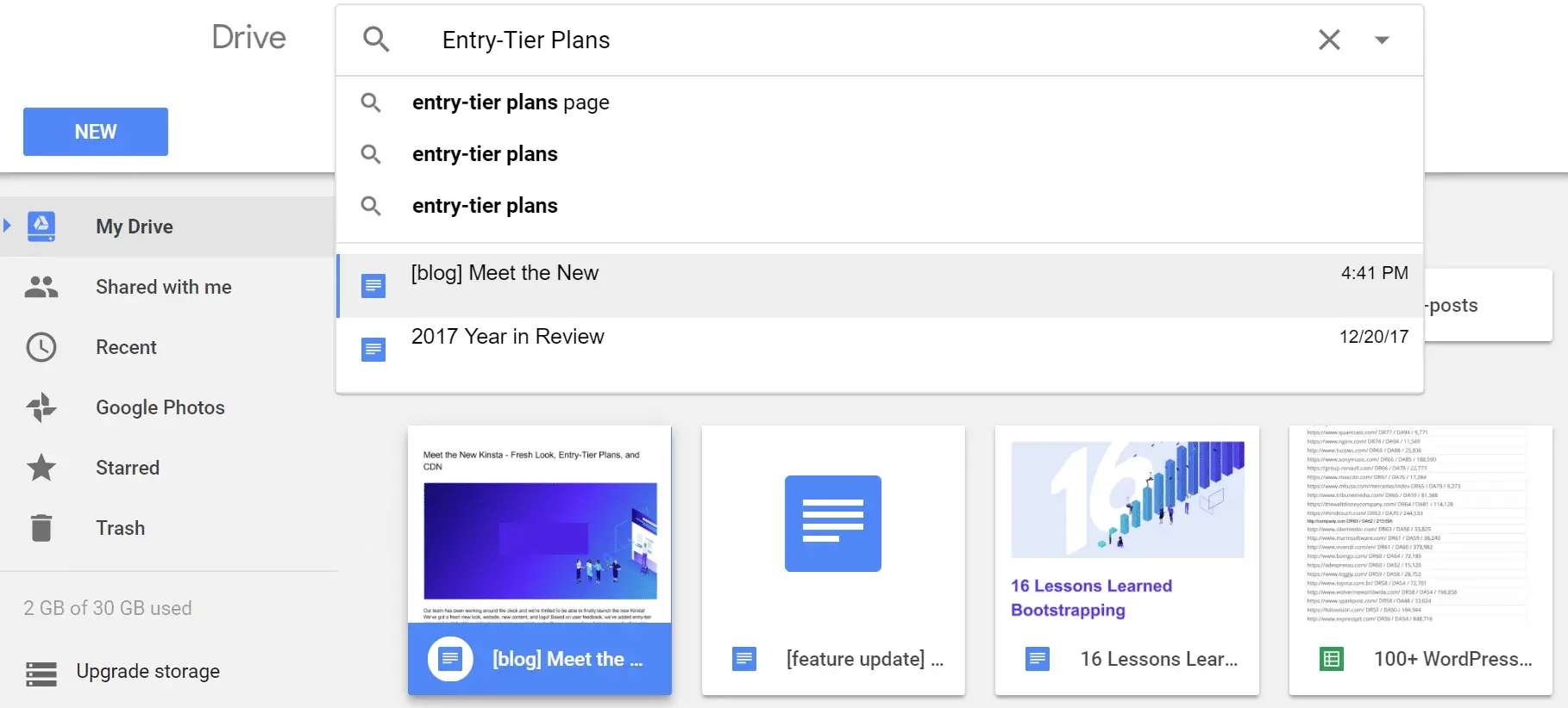 جست و جوی ویژه Google Workspace یا فضای کار گوگل